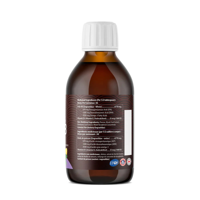 Aqua Omega High DHA 450ml Grape