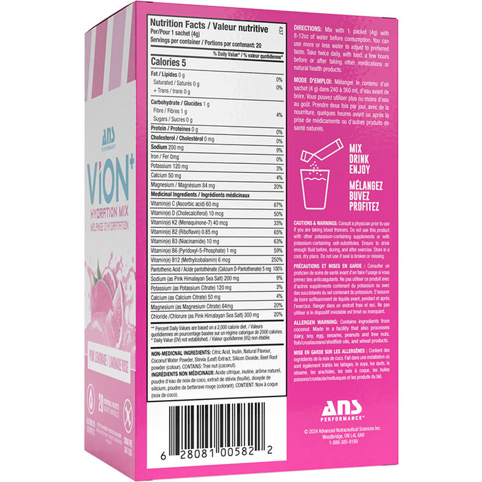 ANS VION Electrolyte Packs