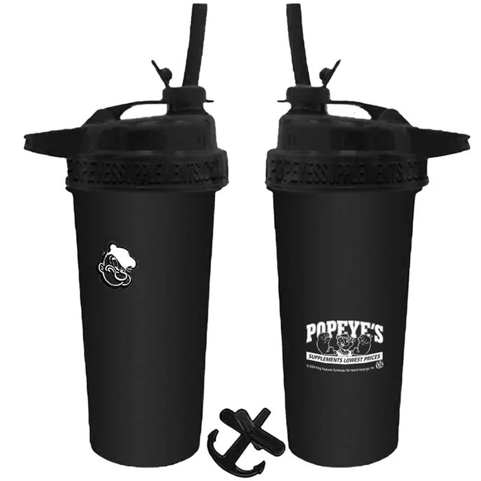 Popeye's Shaker Creme Rubberized Flip and Sip