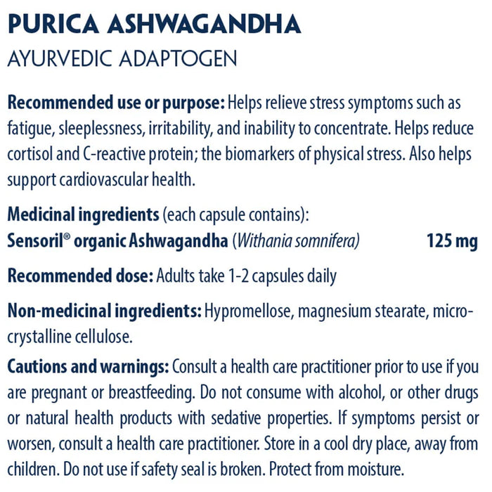 Purica Ashwagandha 120 caps