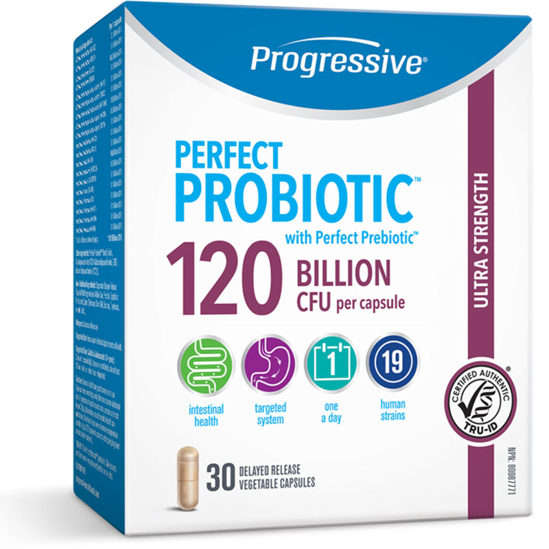 Progressive Perfect Probiotic 120 Billion 30 Caps — Popeyes Supplements ...